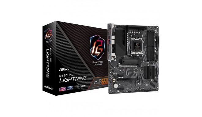 B650 PG LIGHTNING (schwarz/grau)