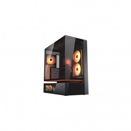 COUGAR Midi Tower Case, CFV235 Vision, ARGB, LCD Display, Glass, Black