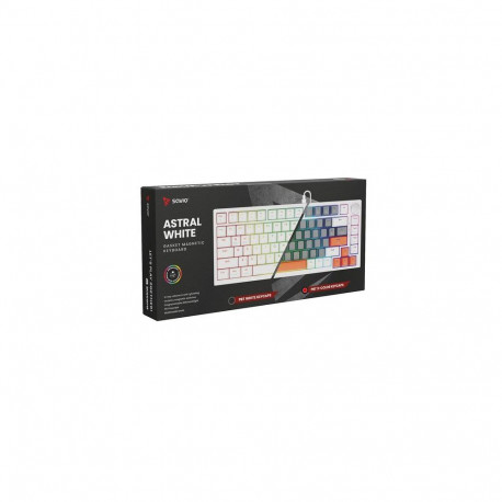 Savio ASTRAL WHITE JADE 3 COLOURS keyboard Gaming USB QWERTY US International