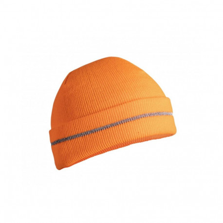 Adīta cepure, fluorescējoši oranža, universāls izmērs (57-61 cm), HT5K482, HOGERT