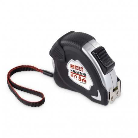 Mõõdulint alumiiniumkummist korpuses 5mx19mm KRT702105 KREATOR