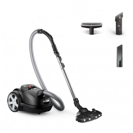 Vacuum Cleaner|PHILIPS|Bagged|900 Watts|Noise 75 dB|Black|Weight 5.3 kg|XD8122/10
