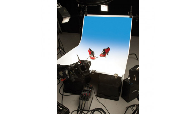 Background - Colorama Gradient Backdrop 110x170cm White-Blue