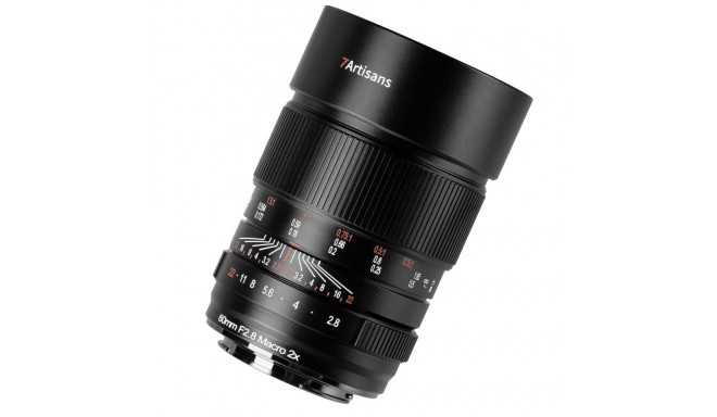 Camera Lens 7Artisans 60mm F2.8 Macro 2x Sony E