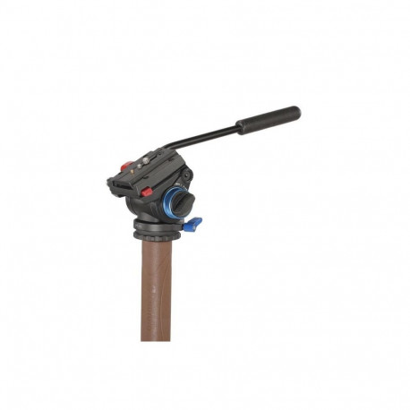 Tripod - Leofoto VT-10+LF-60 Adjustable Legs Quick-Release Plate Black