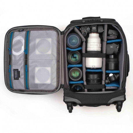 Camera Backpack - Tenba Axis v2 Rolling Backpack, padded for 17" laptop, Black