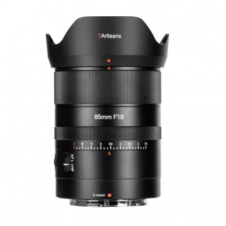 Camera Lens - 7Artisans AF 85mm F1.8 Nikon Z (85mm F1.8, 0.8m, 67mm)