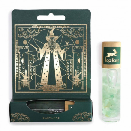 Essential Oil - Hop Hare Magician Roll-On with Aventurine and Mint Lime