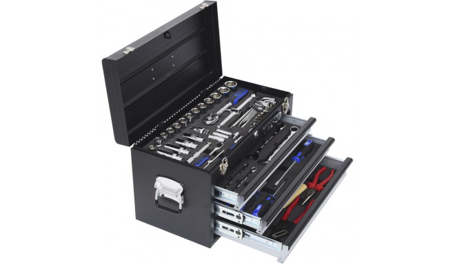 KS Tools 1/4 + 1/2 CHROMEplus universaalne tööriistakomplekt 99 osa