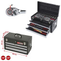 KS Tools 1/4 +1/2  CHROMEplus Universal Tool Set    99 pcs