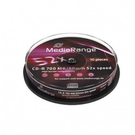 CD-R kettad 700MB 52fach, 10tk