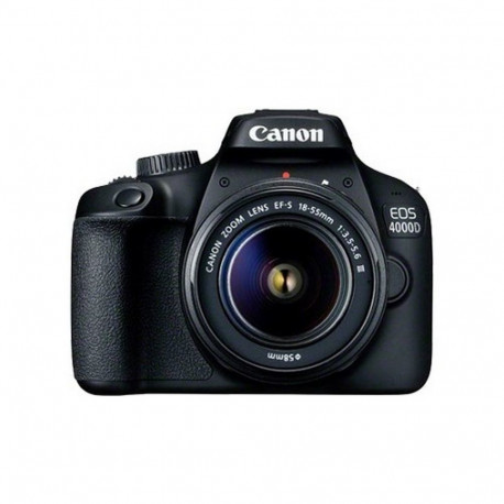 Canon EOS 4000D + EF-S 18-55mm III SLR Camera Kit 18 MP 5184 x 3456 pixels Black