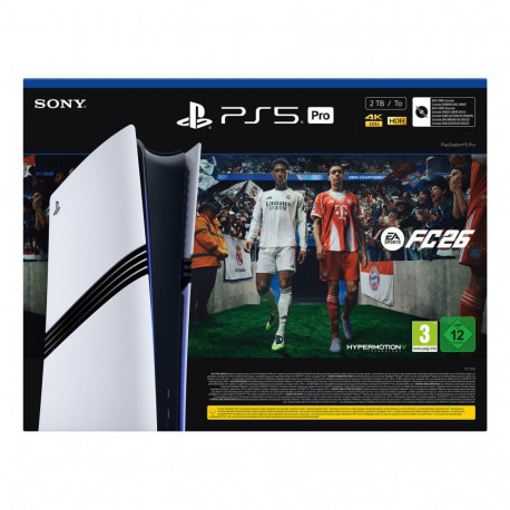 Sony PlayStation 5 Pro + EA Sports FC 26 Bundle 2 TB Wi-Fi Black, White