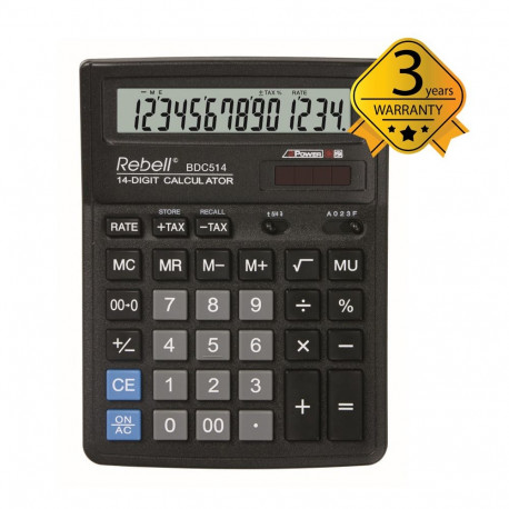 Calculator Desktop Rebell BDC514