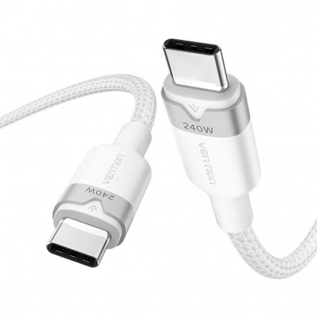 Cable - Vention USB-C to C 2.0 240W 5A 2m White