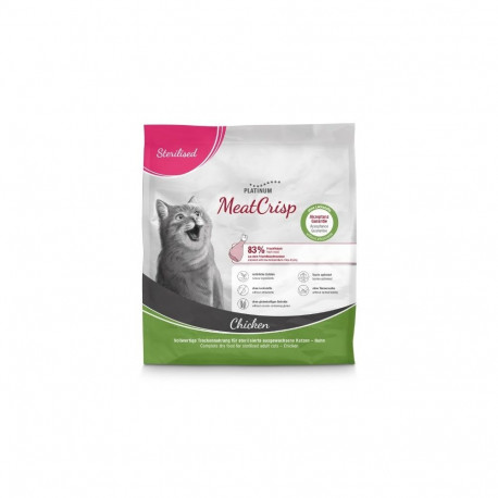 Cat Food - PLATINUM MeatCrisp Sterilised Chicken 36% Protein 11% Fat 400g