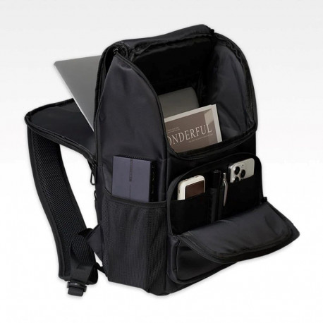 Laptop Backpack - Vention KRO 19L 15.6" Polyurethane Polyester Black