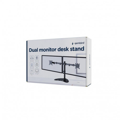 Monitor Stand - GEMBIRD MS-D2ST-02 13”-32” Adjustable Black
