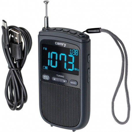 Portable Radio - Adler Mini Radio Camry CR 1905 FM/AM, 900 mAh, USB Charging