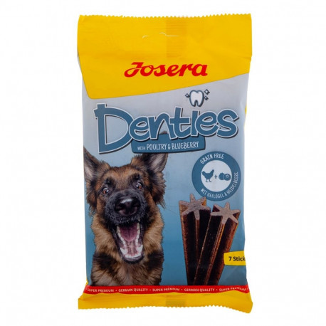 Dog Treat - JOSERA Denties Poultry with Blueberries 180g Gluten-Free