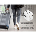 Adapter - Gembird TPA-1A2C20-01-W Universal Travel Power Adapter 20W White