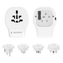Adapter - Gembird TPA-1A2C20-02-W Universal Travel Power Adapter 20W White
