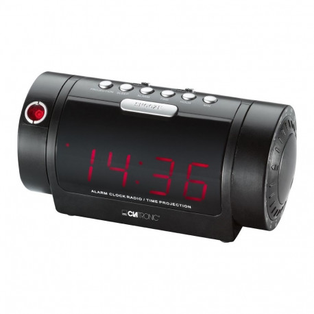 Clock Radio - Clatronic MRC 832 P Digital Alarm FM/AM Speaker Black