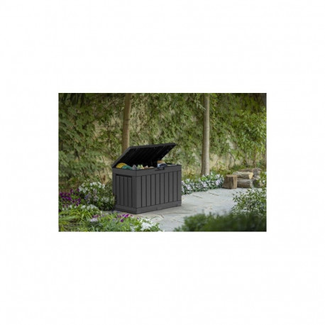Garden Storage Box - KETER GRAFITOWA GARDEN BOX 190L Weatherproof Fade-Resistant