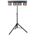 Lighting Set - Light4Me MT BAR 2 Multi-Effect LED Floodlight with Tripod