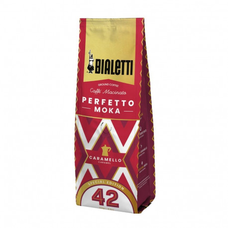 Coffee - BIALETTI Perfetto Moka Caramello Ground Coffee 250 g Dark Roast