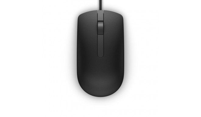 Computer Mouse - Dell MS116 Optical 1000 DPI USB Type-A Wired Black