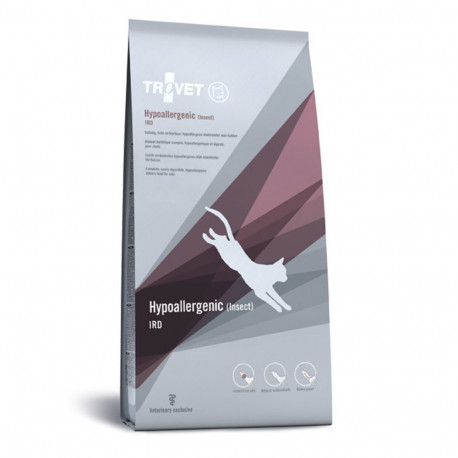 Cat Food - TROVET Hipoallergenic Insect IRD 2.5kg Gluten-Free 28% Protein