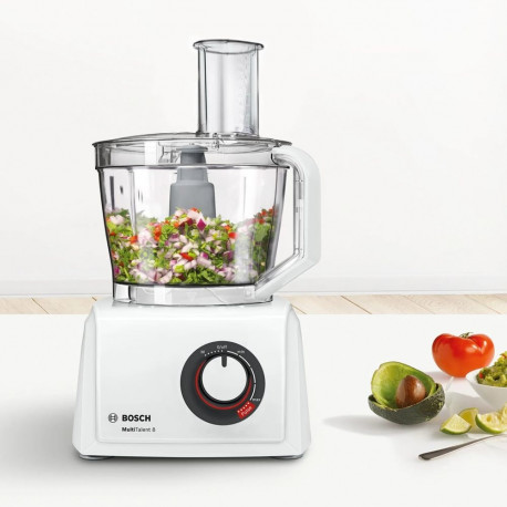 Food Processor - Bosch MC812W501 1000W 3.9L Built-in Scales White