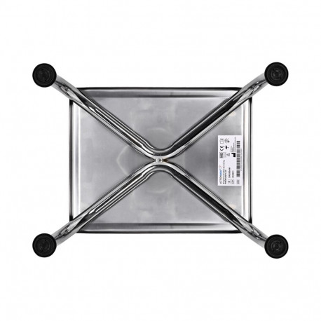 Bathroom Accessory - ActionMed Bath Step Premium Plus, non-slip, 120 kg, black/chrome