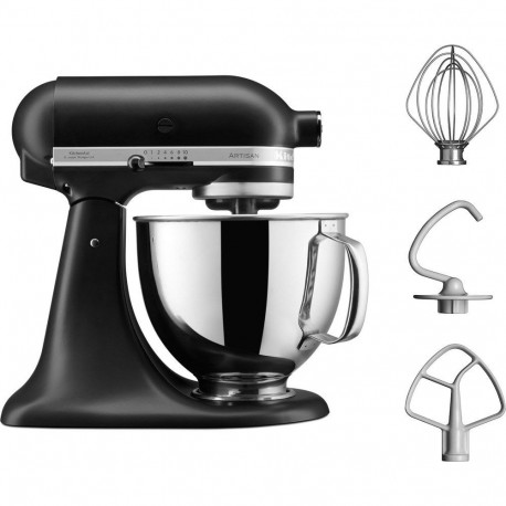 Kitchen Mixer - KitchenAid 5KSM125EBM 300W 4.8L Black