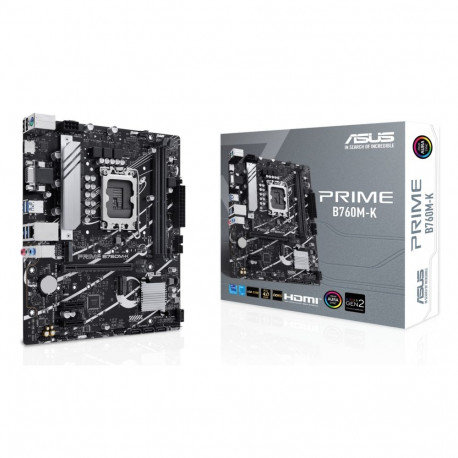 Motherboard - ASUS PRIME B760M-K Intel B760 LGA 1700 micro ATX 96GB DDR5