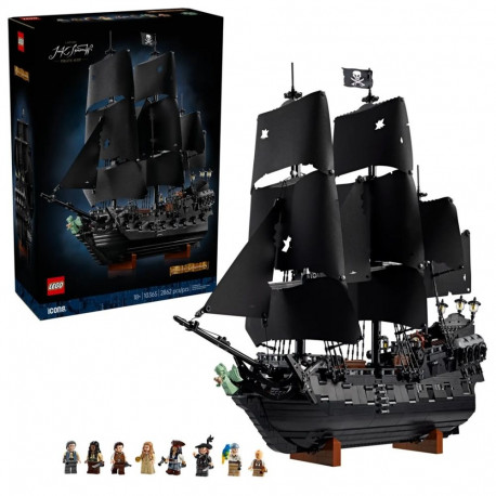 Construction Set - LEGO ICONS 10365 Captain Jack Sparrow's Pirate Ship 2862 pcs 8 minifigures
