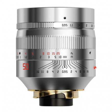 Camera Lens - TTArtisan 50mm F0.95 Leica M 11 elements, F0.95, Silver