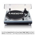 Lenco L-3809ME silber