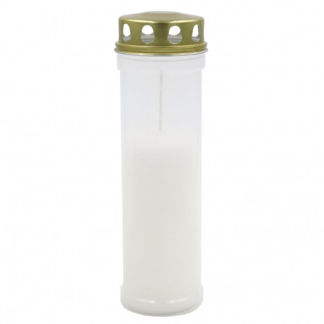 Candela Memorial Candle With Cap White