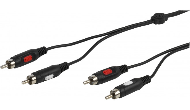 Vivanco cable 2xRCA - 2xRCA 2.5m