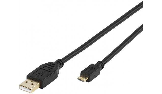 Vivanco cable USB - microUSB 1m