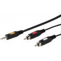 Vivanco kaabel 3,5mm - 2xRCA 2,5m