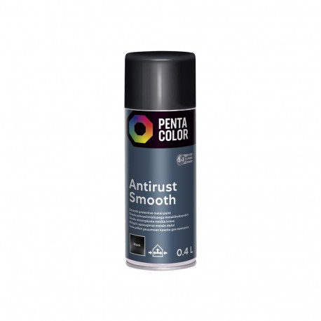 SPRAYPAINT PENTACOLOR SMOOTH BLACK 400ML