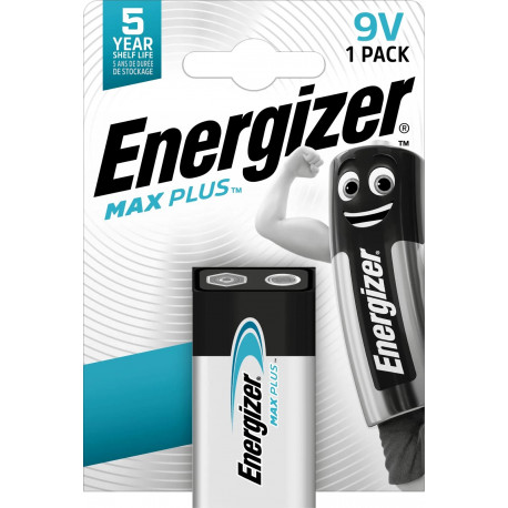 Energizer patarei Max Plus Alkaline 9V CHP1