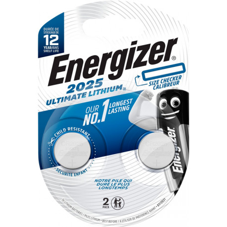 Energizer patarei Ultimate Lithium CR2025 BP2