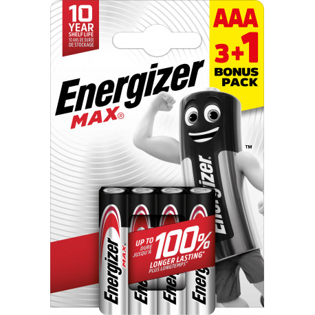 Energizer patarei Max Alkaline AAA CHP4 3+1