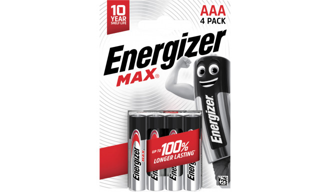 Energizer patarei Max Alkaline AAA/LR03 CHP4