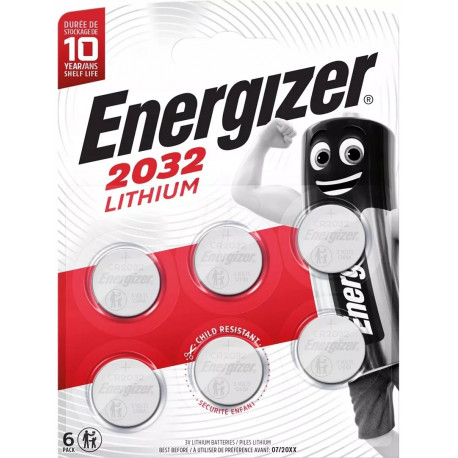 Energizer patarei Lithium CR2032 BP6