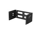 FOLDING BRACKET WALL-MOUNT 19" 4U 497X400/240 BLACK LANBERG
